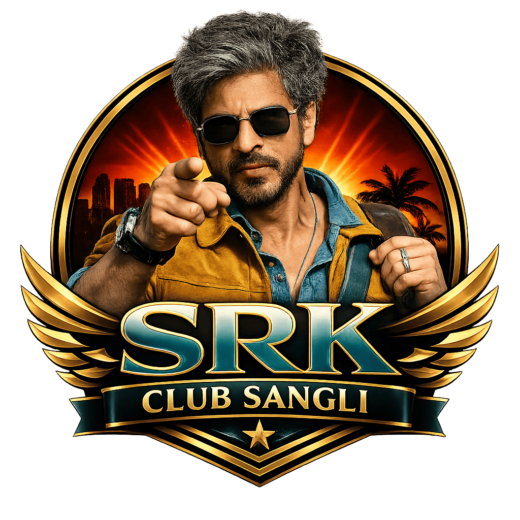 SRK Club Sangli fan club logo